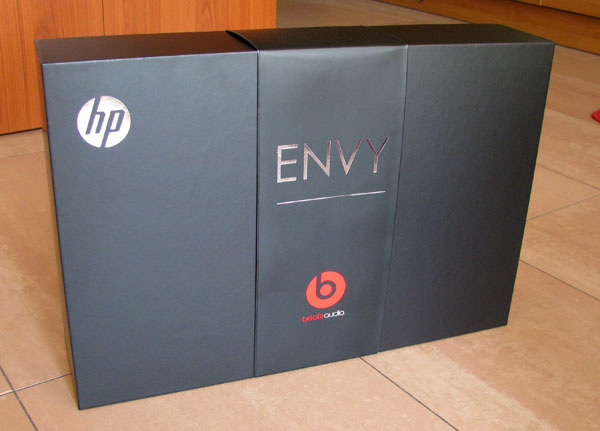 Confezione del portatile HP Envy 17 3D