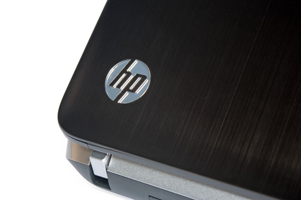 Logo HP retroilluminato a LED bianchi