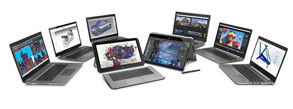 HP ZBook Studio e ZBook 15, 15v e 17 con Coffee Lake-H e Quadro Pro