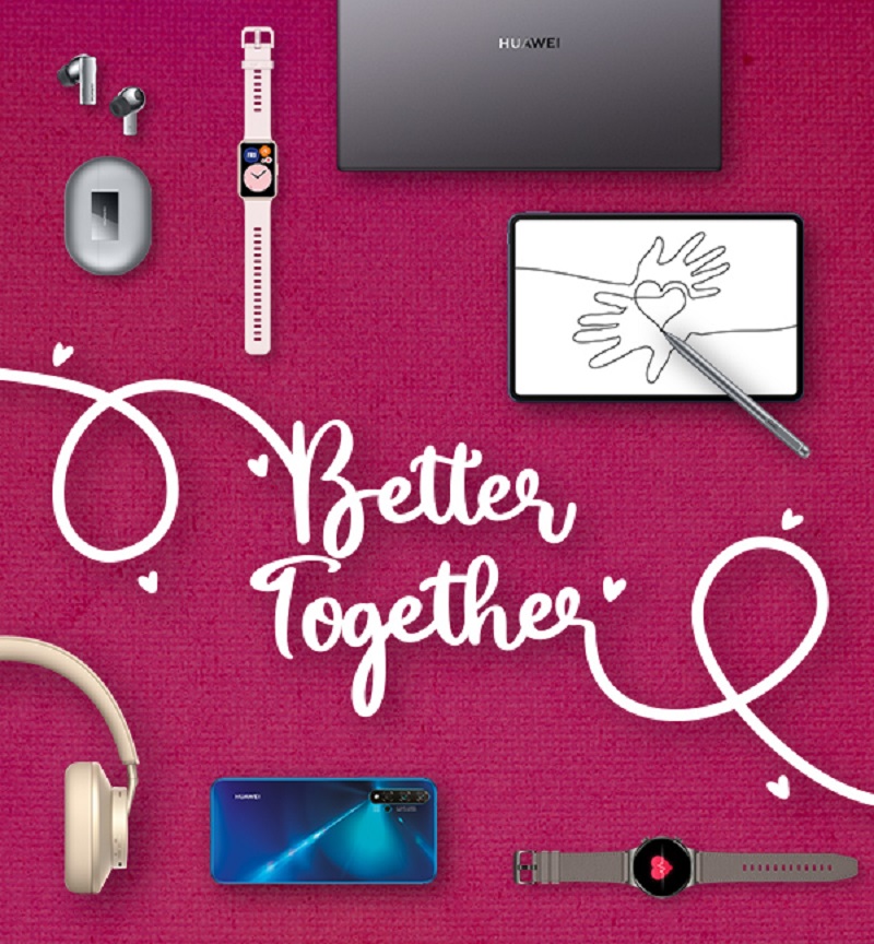 Huawei Better Together San Valentino 2021