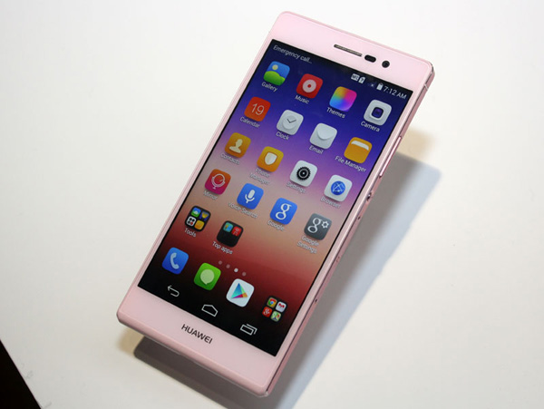 Huawei Ascend P7 rosa
