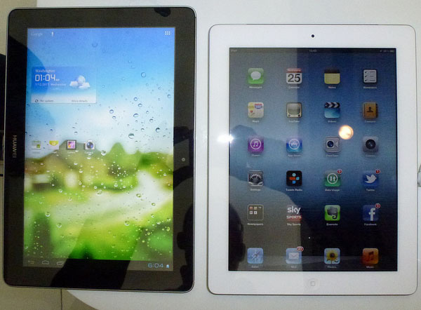 Huawei Mediapad 10 FHD vs iPad 3