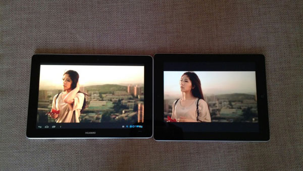 Huawei MediaPad 10 FHD vs iPad