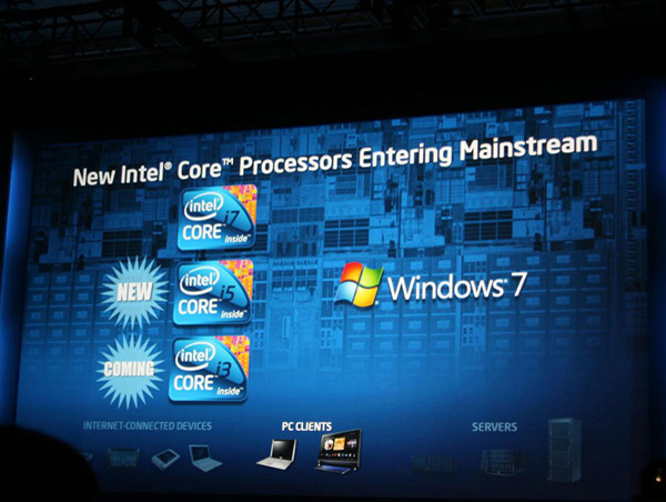 Intel Core i7, i5, i3