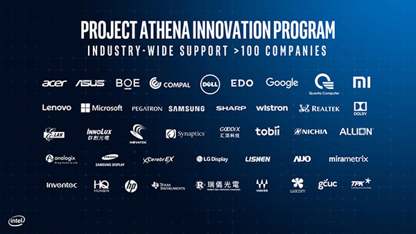 Intel Project Athena partner