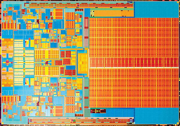 Die processore Intel Centrino 2