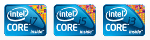 Intel Core i3, i5, i7