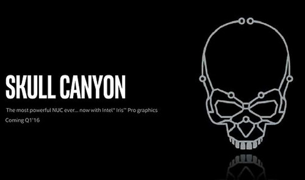 Il teaser di Intel Skull Canyon