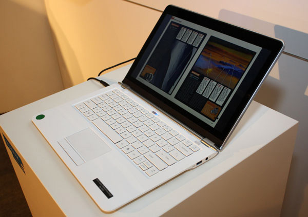 Intel Ultrabook touchscreen