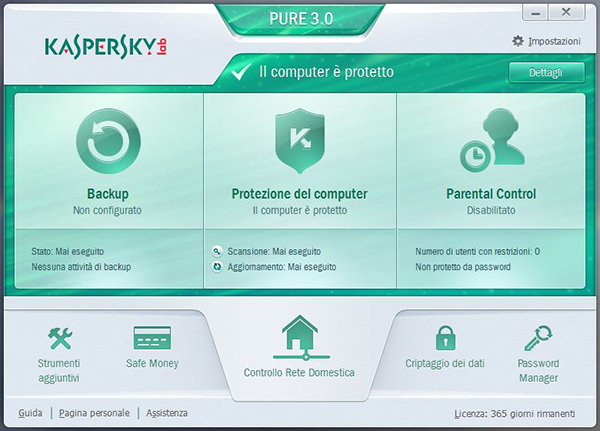 Kaspersky Pure 3.0 Total Security 