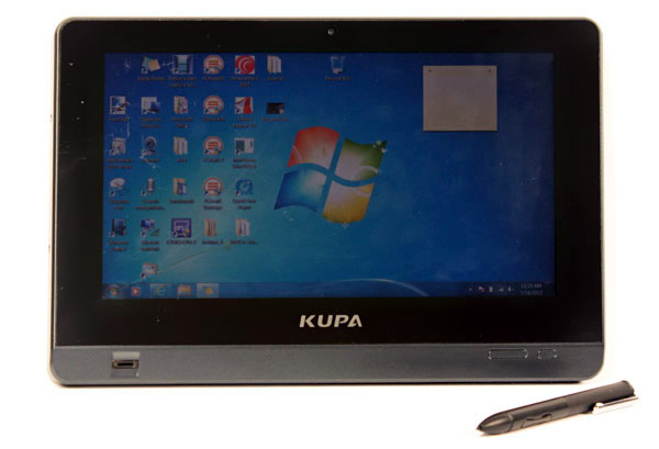 Il Kupa X11 con Windows 7 e la sua penna attiva 