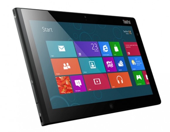 Lenovo Thinkpad Tablet 2 in un rendering
