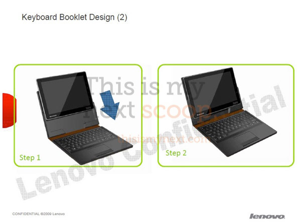 Lenovo ThinkPad tablet con tastiera