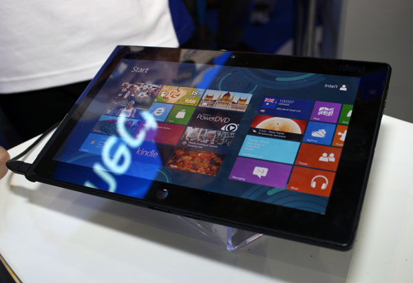 Lenovo ThinkPad tablet con Windows 8