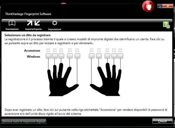 Software per il riconoscimento biometrico