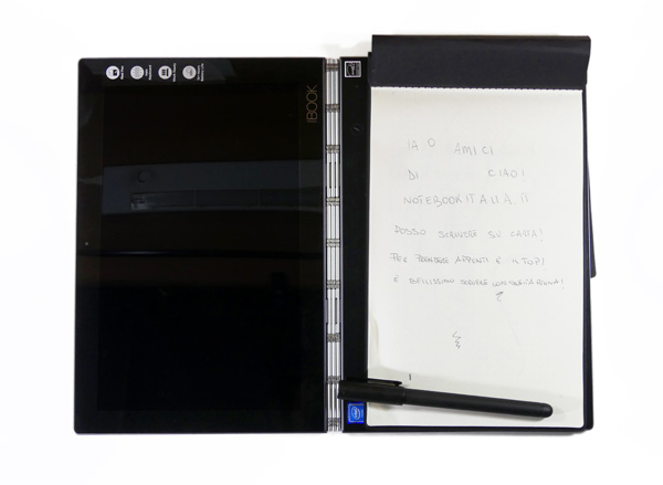 Lenovo Yoga Book con Book Pad e penna