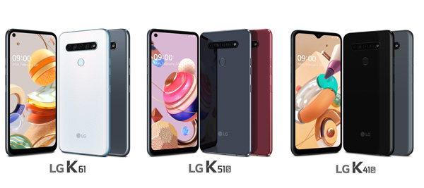 LG K61, K51S e K41S 