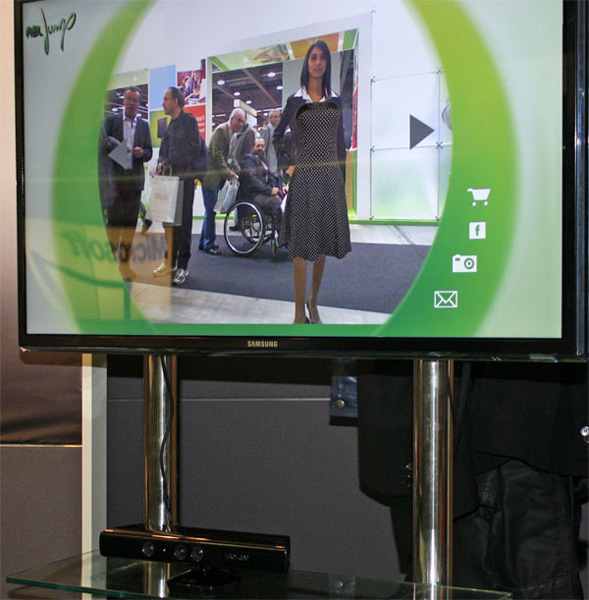 Microsoft Kinect - camerino virtuale