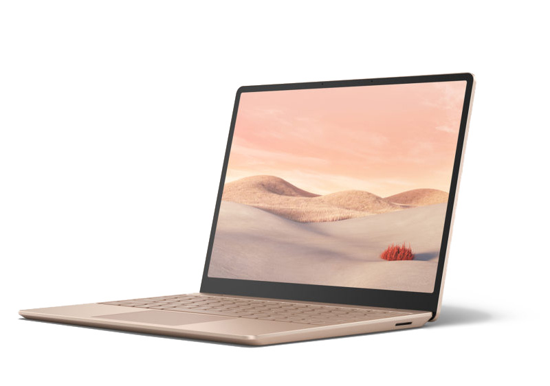 Microsoft Surface Laptop go in colorazione Sandstone