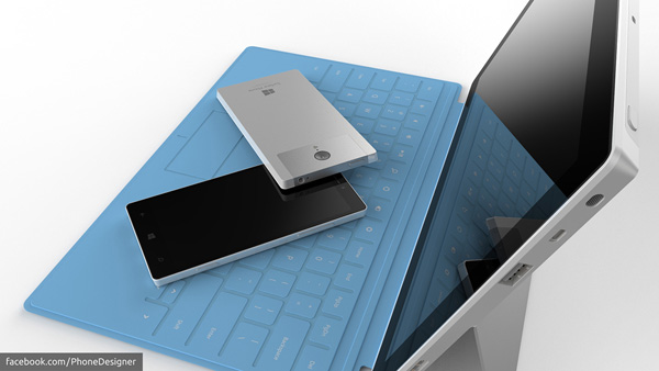 Mockup di Microsoft Surface Phone