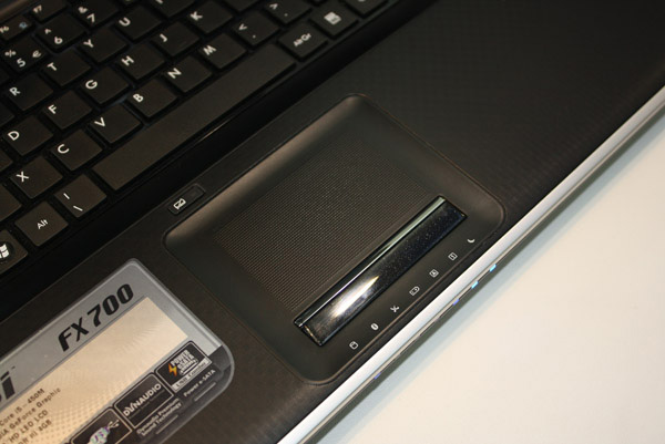 MSI FX700 touchpad