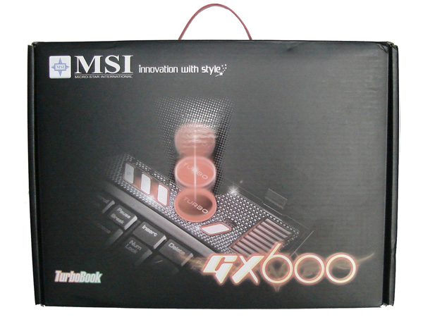 MSI GX600 unbox