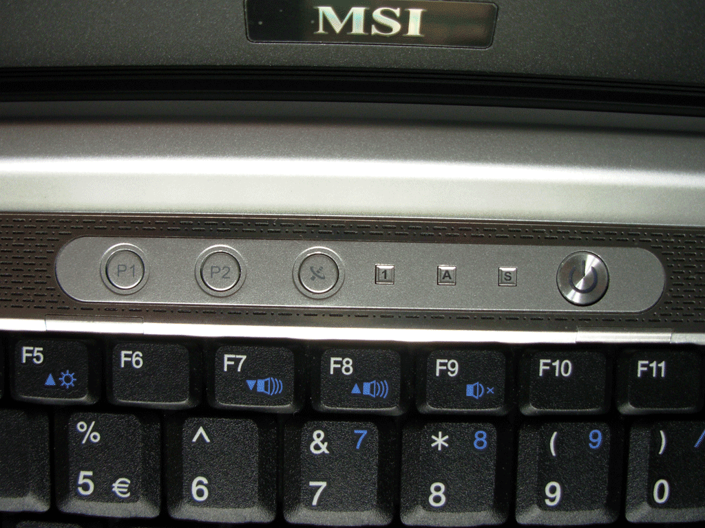 MSI PR200 pulsanti