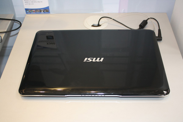 MSI X-Slim X360 chiuso