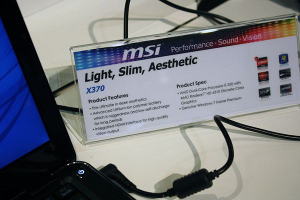 MSI X-Slim X370 cartellino