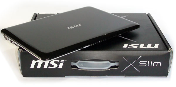 Confezione del portatile MSI XSlim X370