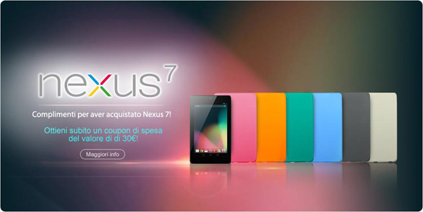 Offerta Nexus 7