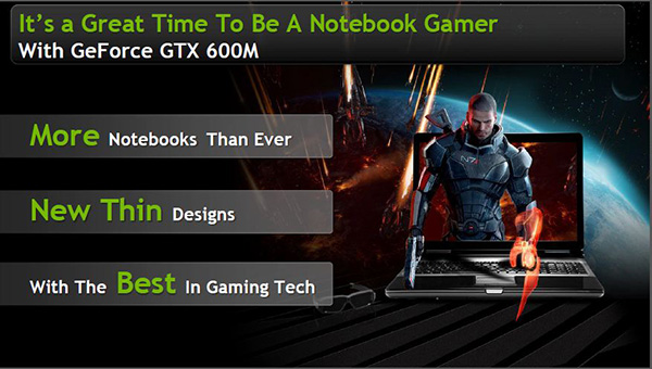 Vantaggi delle schede video Nvidia GeForce 600M