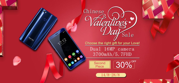 Oukitel U11 Plus in offerta per il San Valentino cinese