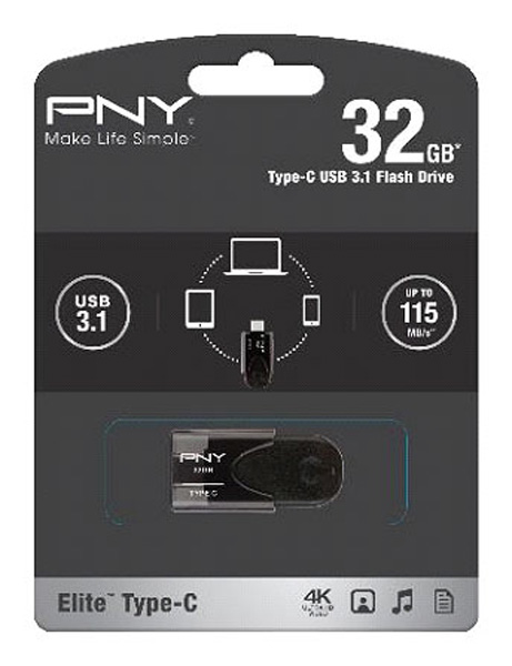 Elite Type-C USB 3.1 Flash Drive: 