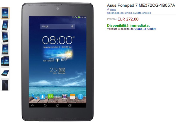 ASUS FonePad 7 su Amazon