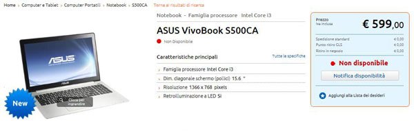 ASUS S500CA