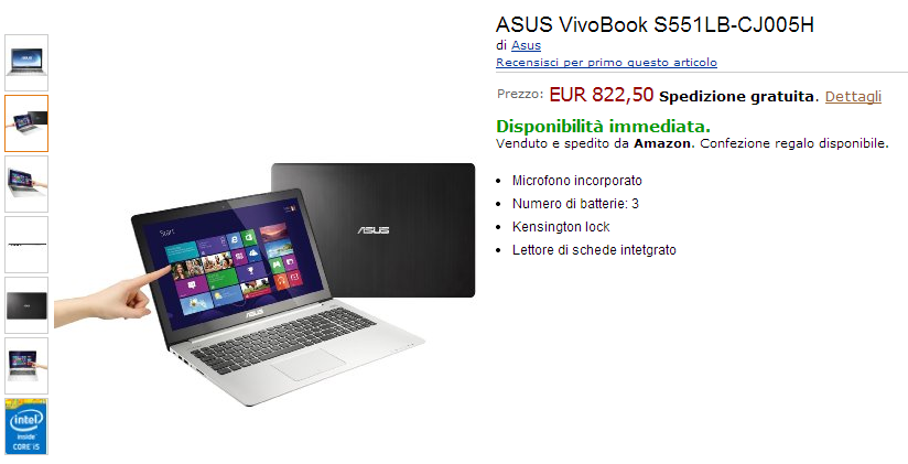 ASUS VivoBook S551