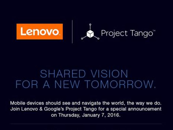 Project Tango con Google e Lenovo