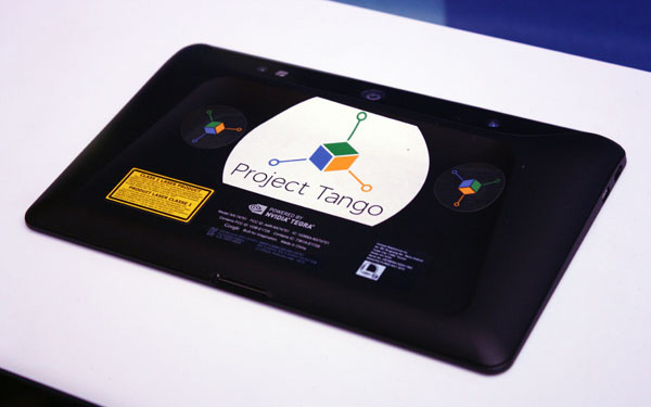 Project Tango developer kit tablet