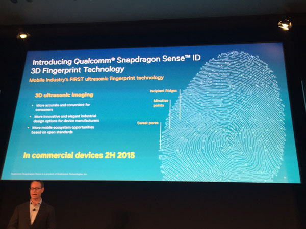 Qualcomm Snapdragon Sense ID 3D Fingerprint Scanning