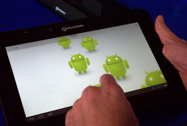 Tablet Qualcomm Snapdragon S4 Liquid all'opera