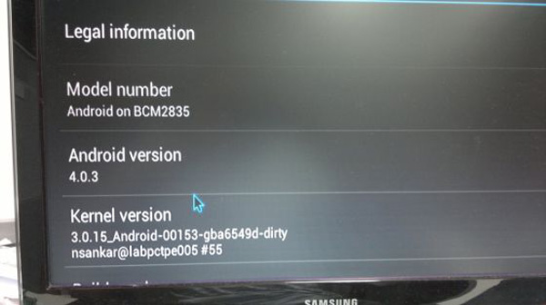 Raspberry Pi con Android 4