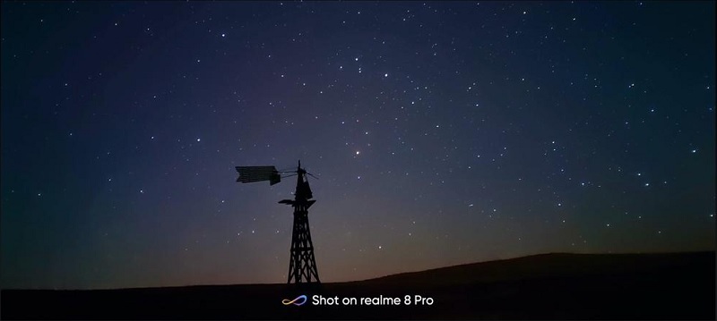 Realme 8 Pro Starry time-lapse 