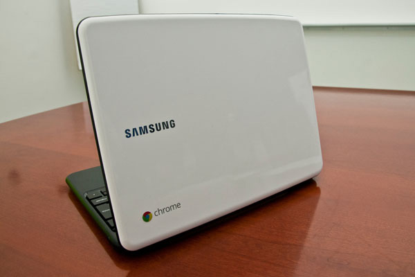 Cover bianca del chromebook Samsung