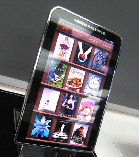 Display Super AMOLED Samsung