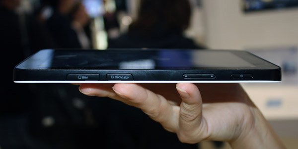 Samsung Galaxy Tab interfacce