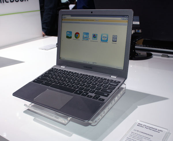 Un chromebook Samsung serie 5 di seconda generazione