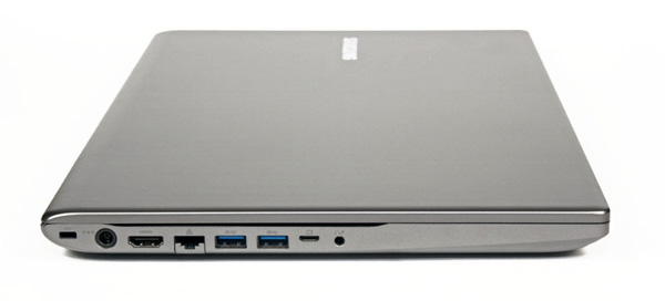 Porte sul lato sinistro: HDMI, RJ45, miniVGA, USB