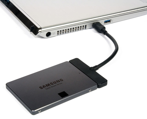 Samsung SSD 840 Evo collegato come drive esterno