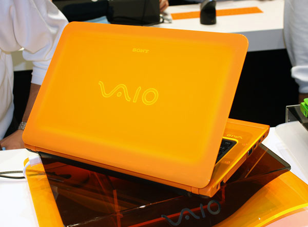 Sony VAIO arancio fluorescente cover